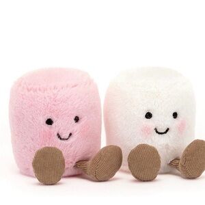 Jellycat Pink and White Marshmallows